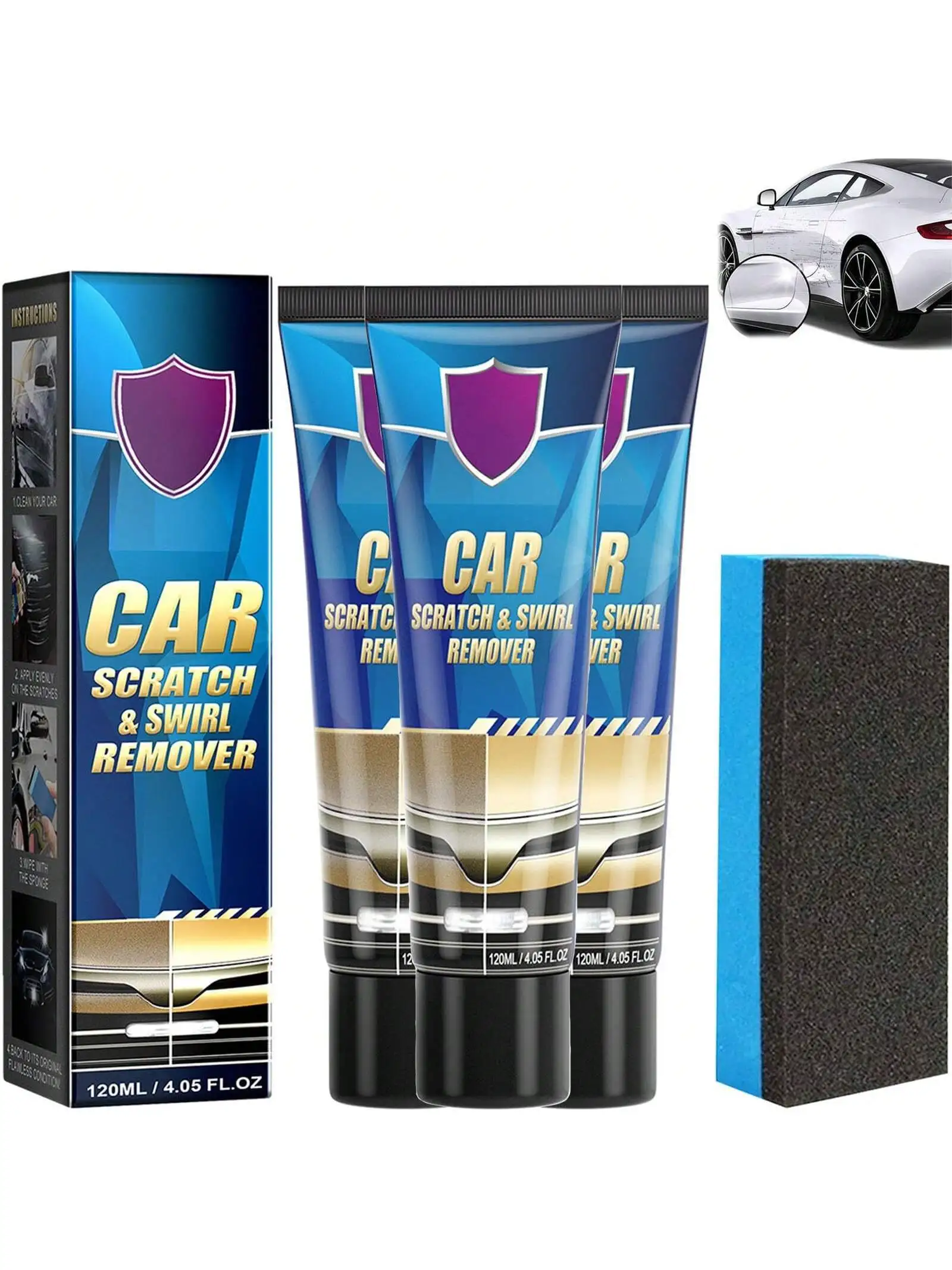 

Набор идеальных ластиков для царапин, средство для удаления царапин и вихревых автомобилей, набор ластиков для быстрой царапин для автомобиля, ремонт краски