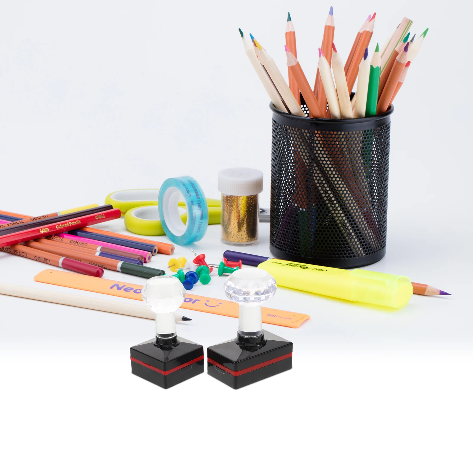 2 قطعة ختم علة واقعية الجدة ختم التحبير الذاتي لجميع القديسين كرنفال جوائز الفصول الدراسية المكافآت Stamps أبريل #2