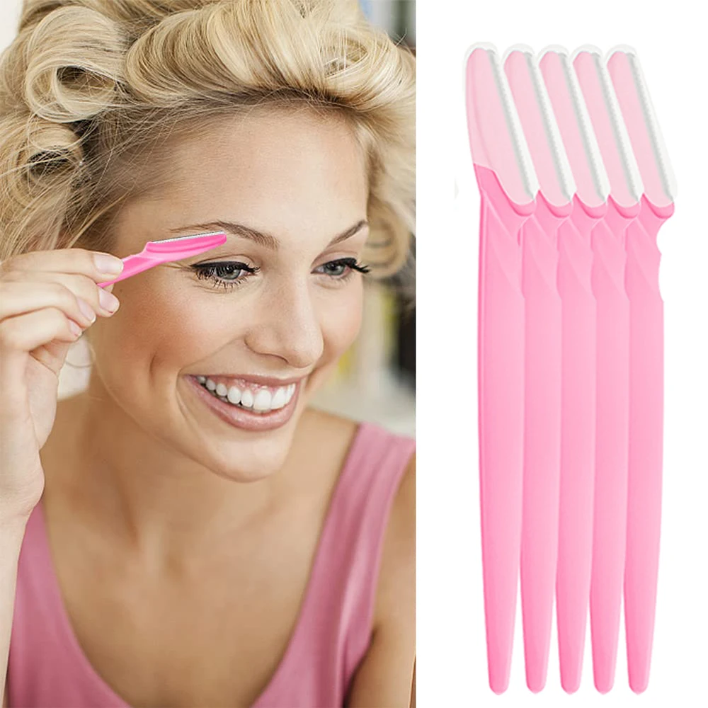 Juego de maquinillas de afeitar para cejas, maquinillas de afeitar multiusos para mujeres y hombres, herramienta de dermaplaning, cortador fácil de usar, cuchillas de afeitar, herramientas de maquillaje