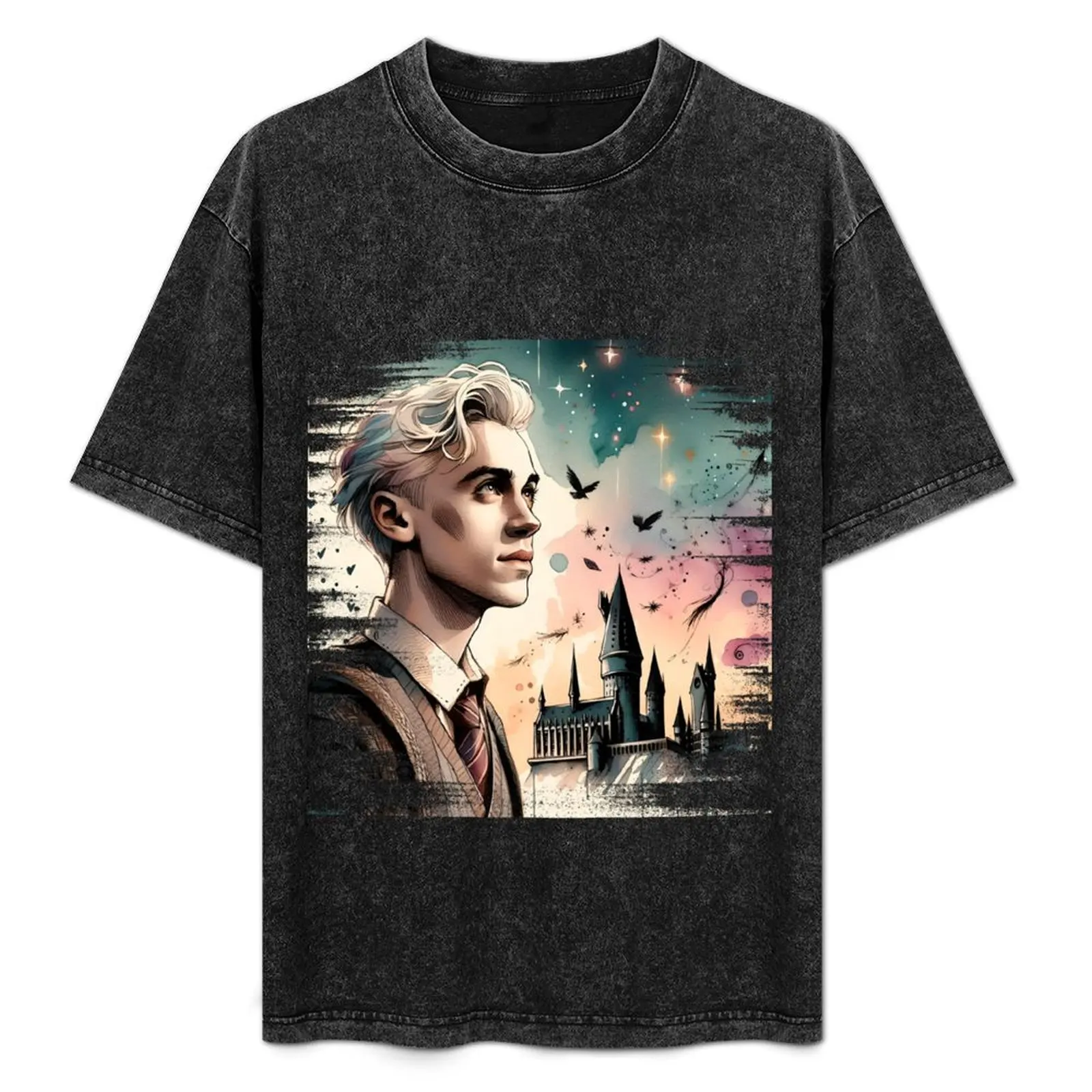 

Draco Malfoy T-Shirt graphic tee shirt vintage clothes sublime t shirts for men graphic