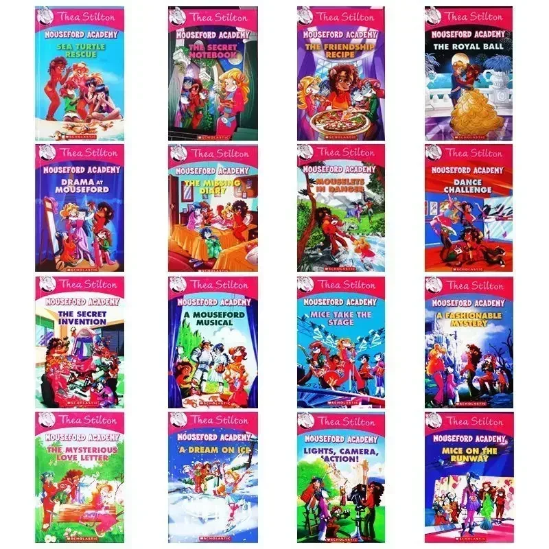

Books of16 Books Female Geronimo Stilton Thea Stilton Mouseford Academy Literary Novel Picture Book Kids English Comic Story Age