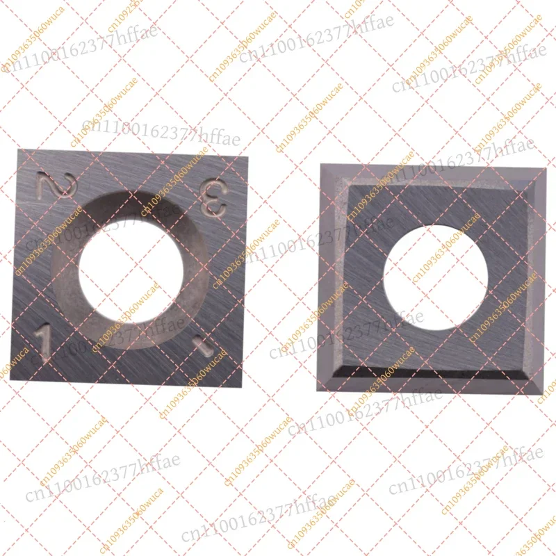 Wood Turning Carbide Insert Blades Milling 30 Degree Lathe Chisel Replacement Blade 14X14x2mm view 3