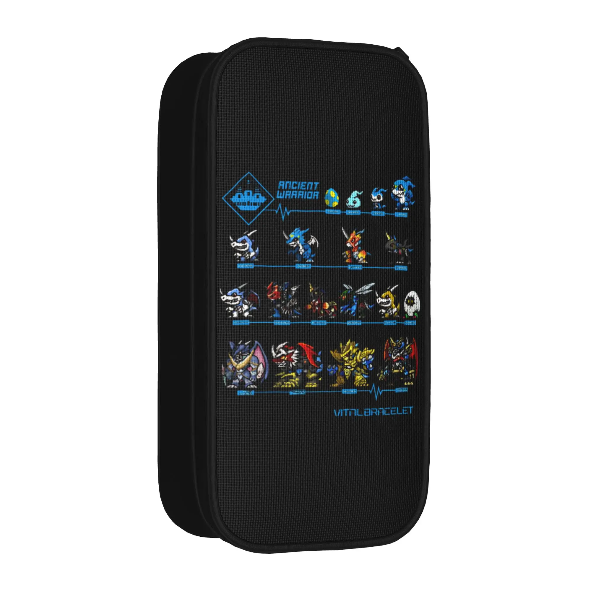

Digital Monster Digimon Pencil Case Lovely Pen Holder Bags Kids Large Storage School Supplies Gifts Pencilcases