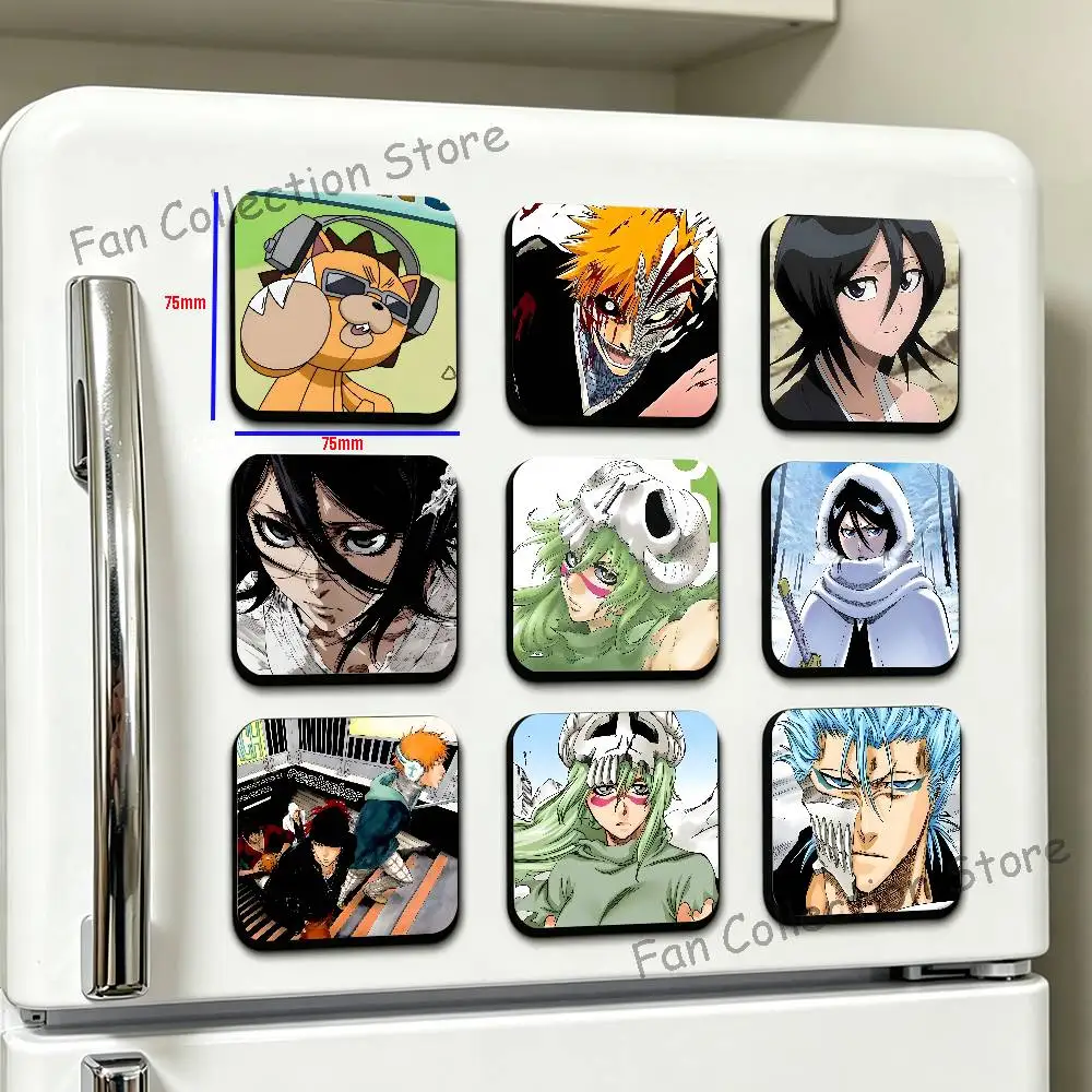 B-BleachS Anime Magnetic Refrigerator Magnets Cute and Creative Refrigerator Magnets Souvenirs and Gifts