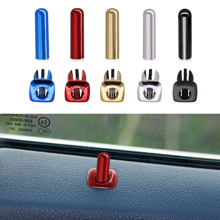 Car Door Latch Pin Door Screw Knob Cap Cover Trim For BMW F10 F02 F07 E70 E84 E90 F35 F18 F07 E70 E89 330i 325i Black Red Silver