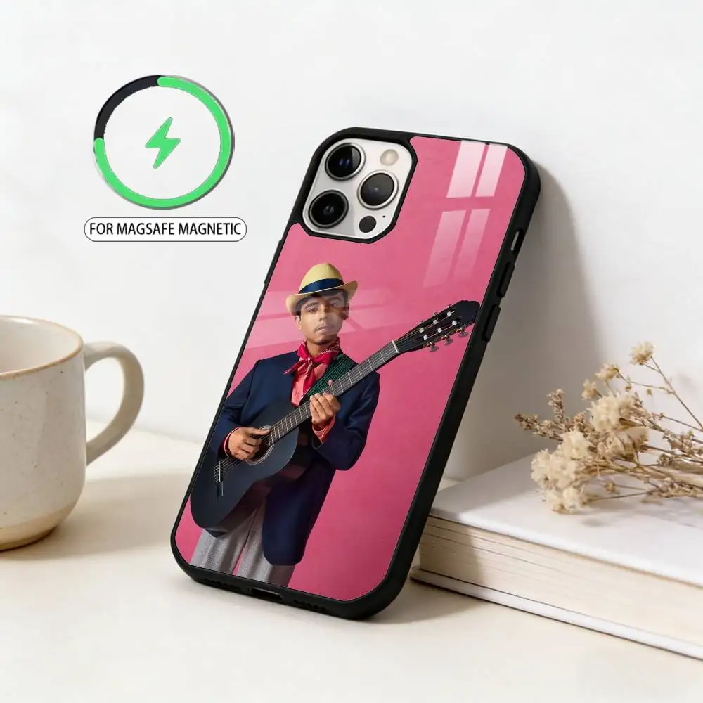 حافظة هاتف I-Ivan-Cornejo-Rapper لهاتف iPhone17,16,15,14,13,12,11 Plus، Pro Max Magnetic للشحن اللاسلكي Magsafe