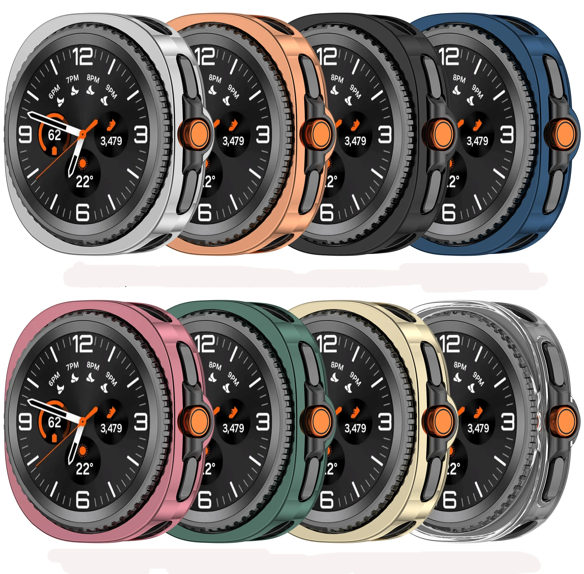 Hollow Out TPU Case For Samsung Galaxy Watch 8 Classic/Ultra 2 Watch Cover Screen protector Watch Shell Replacement Accessories