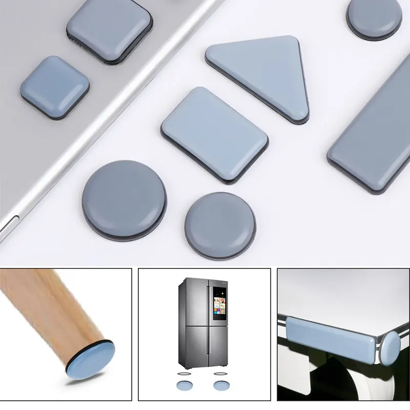 8pcs/Set Furniture Slider Pad Table Bases Protector Chair Leg Feet Coaster Carpet Ground Magic Moving Anti-Abrasion Floor Mat image 3