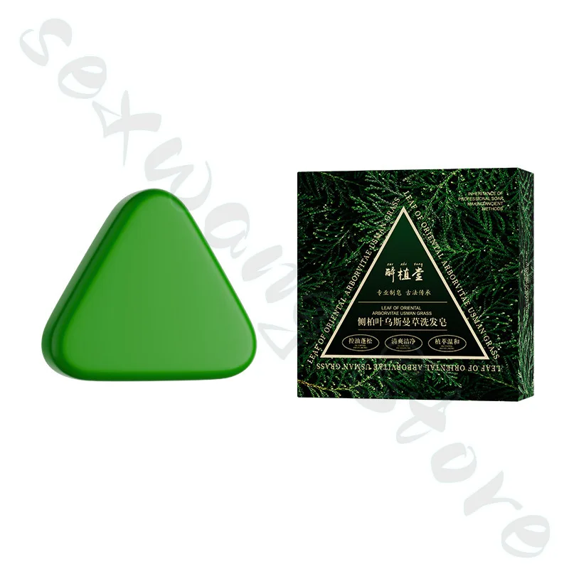 صابون شامبو عشبي طبيعي من أوراق أربورفيتا عشبي عثماني منعش وشعر قوي ومهدئ لتخفيف فروة الرأس 120 جرام #6