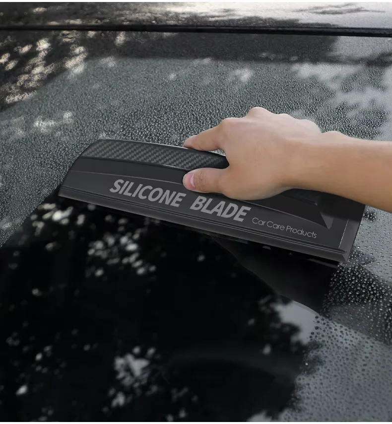 TILONDEX Non-Scratch Soft Silicone Handy Squeegee Car Wrap Tools Water Window Wiper Drying Blade Clean Scraping Film Scraper