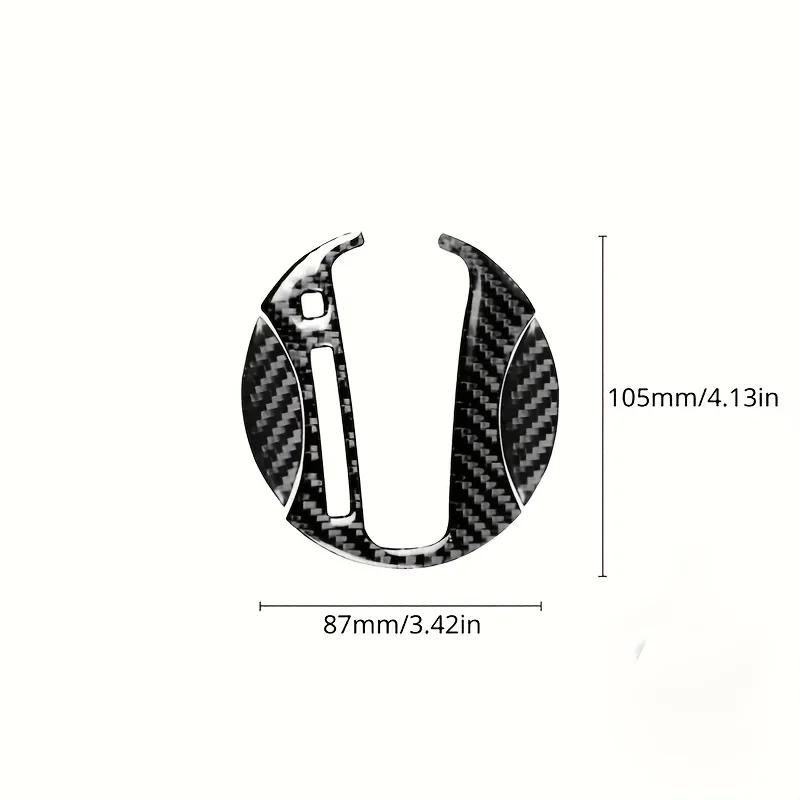 Carbon Fiber Sticker Gear Panel Decals for The 8Th Generation for HONDA Civic from 2006 to 2011, Interior Decorative Additions