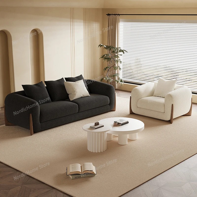 

Minimalist Italian Sofas Room Decor Designer Light Luxury Comfortable High Quality Sofas Modern Trendy Bedroom Muebles Furniture
