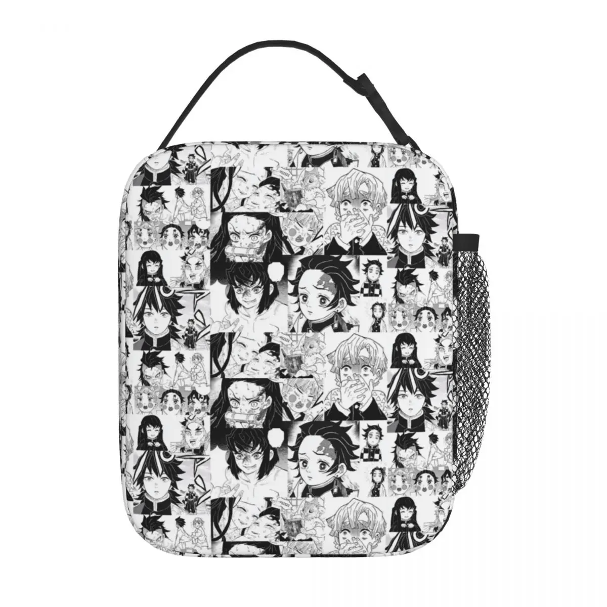 

Custom Anime Thermal Insulated Lunch Bag Demon S-Slayer Portable Lunch Tote for School Office Outdoor Multifunction Food Box