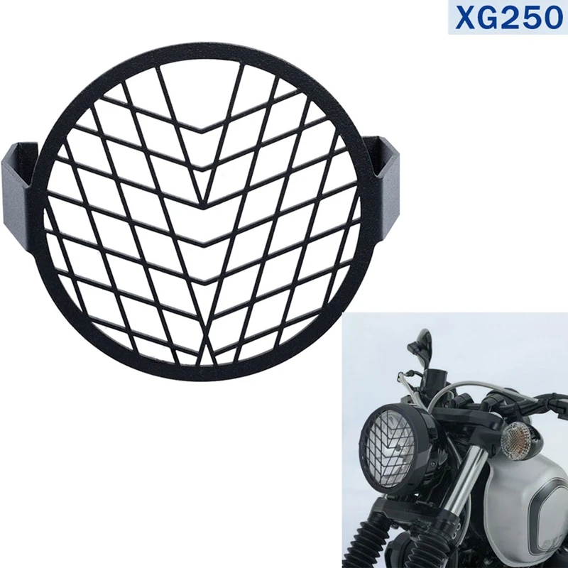 Motorcycle Front Headlight Protector Grill Cover Head Light Mesh Grill For YAMAHA XG 250 XG250 Tricker 2014-2020