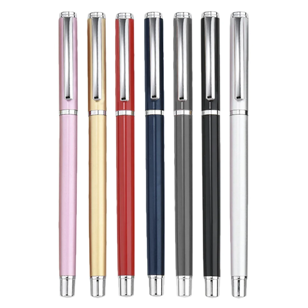 

7 Pcs Neutral Pen Gift Cute Stationary Pens Elegant for Women Multipurpose Cartoon Business Office