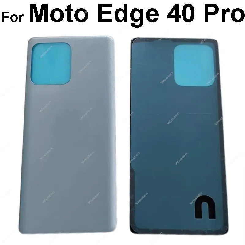 Rear Battery Door Housing Back Cover For Motorola Edge 40 Pro Rear Back Battery Housing Case Replacement Repair Parts