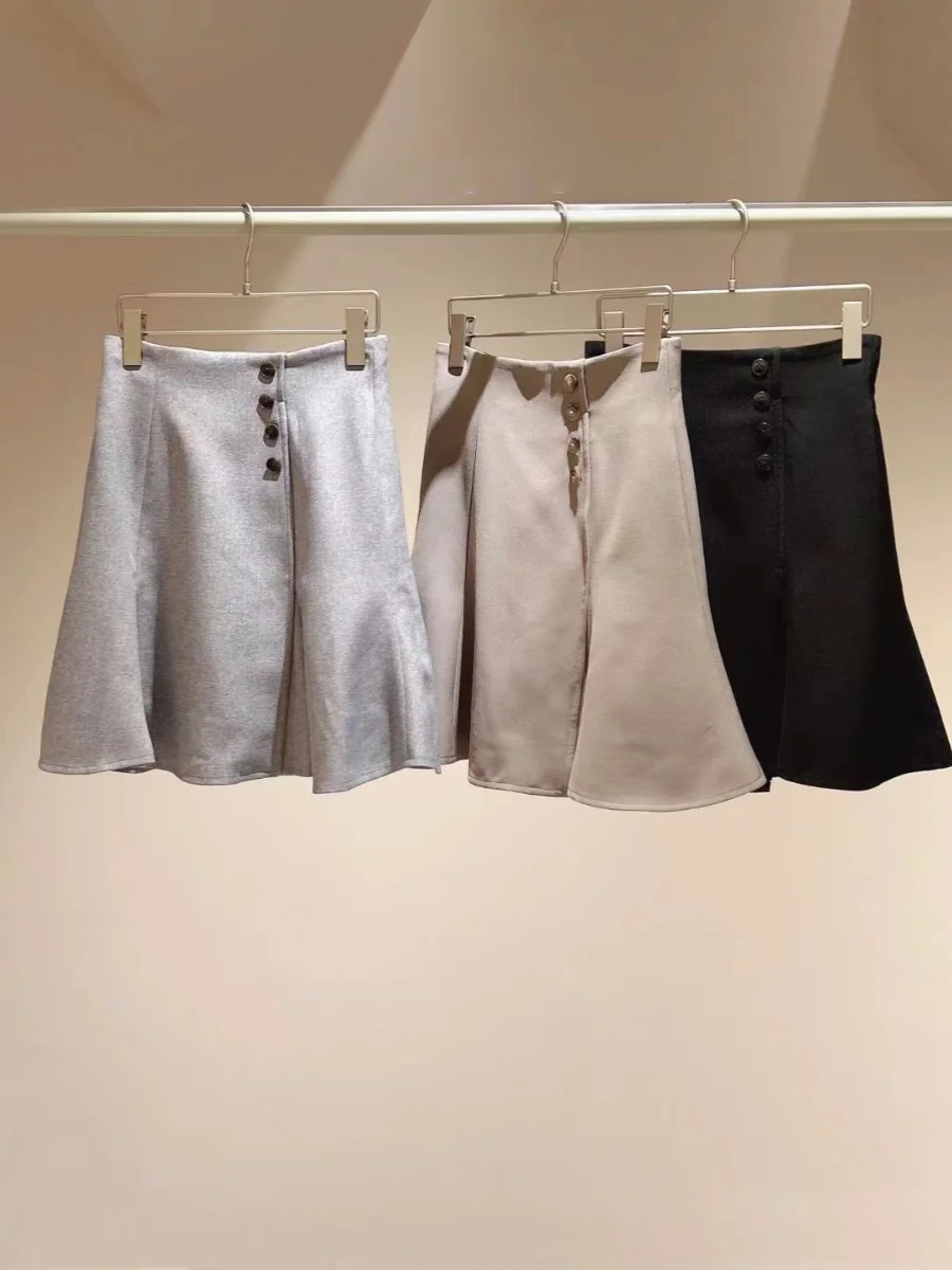 

Весна 2024: Новинка! Модные женские юбка-шорты с высокой талией, расклешенные, однотонные, А-силуэт