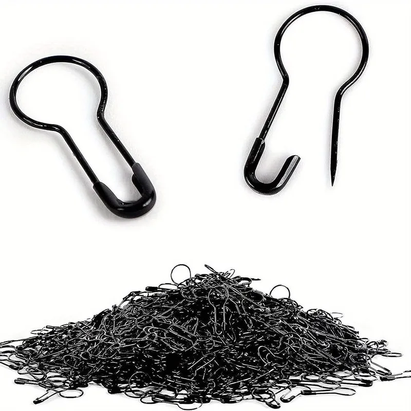 1 pcs Iron Safety Pins, Gourd-Shaped Head for Clothing Label Fixing, Sharp Point great for Sewing Accessories