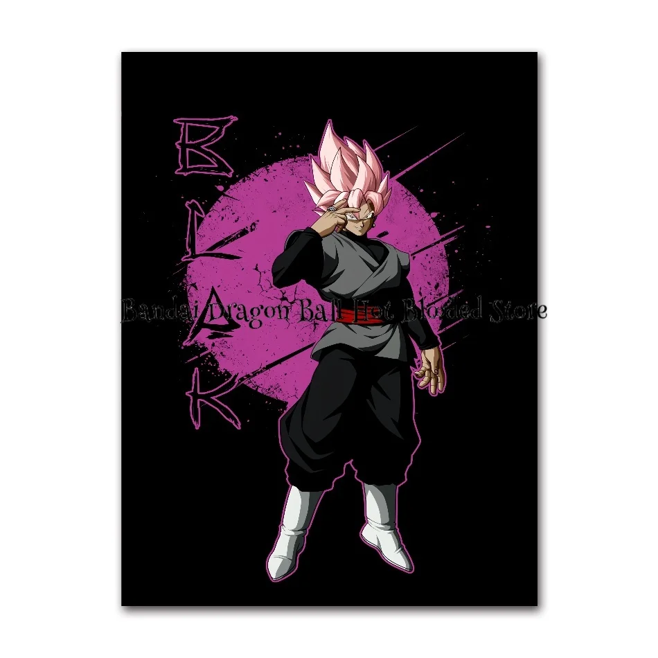 Dragon Ball Decorative Painting Sun Wukong Super Saiyan Japanese Anime Hanging Picture Living Room Bedside Mural Home Decor Gift