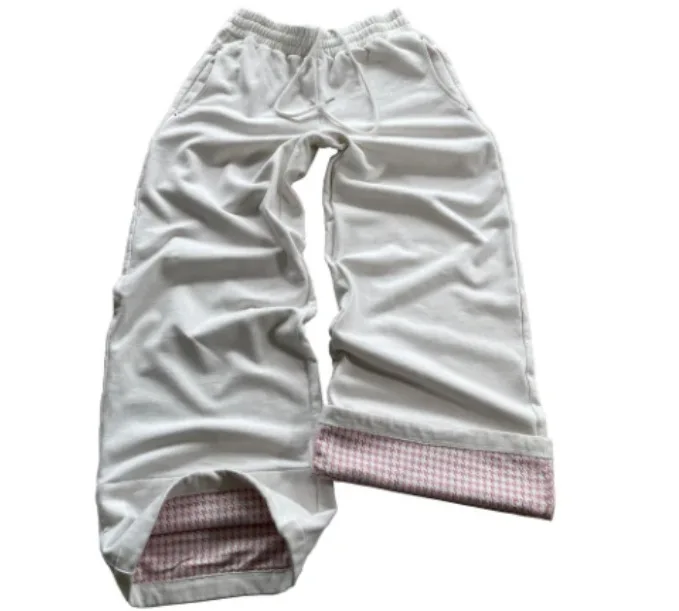 

Спортивные брюки в стиле Y2K с цветными блоками и клетчатым узором для мужчин и женщин, свободные, в стиле ретро, повседневные, с карманами, в стиле «сабля»