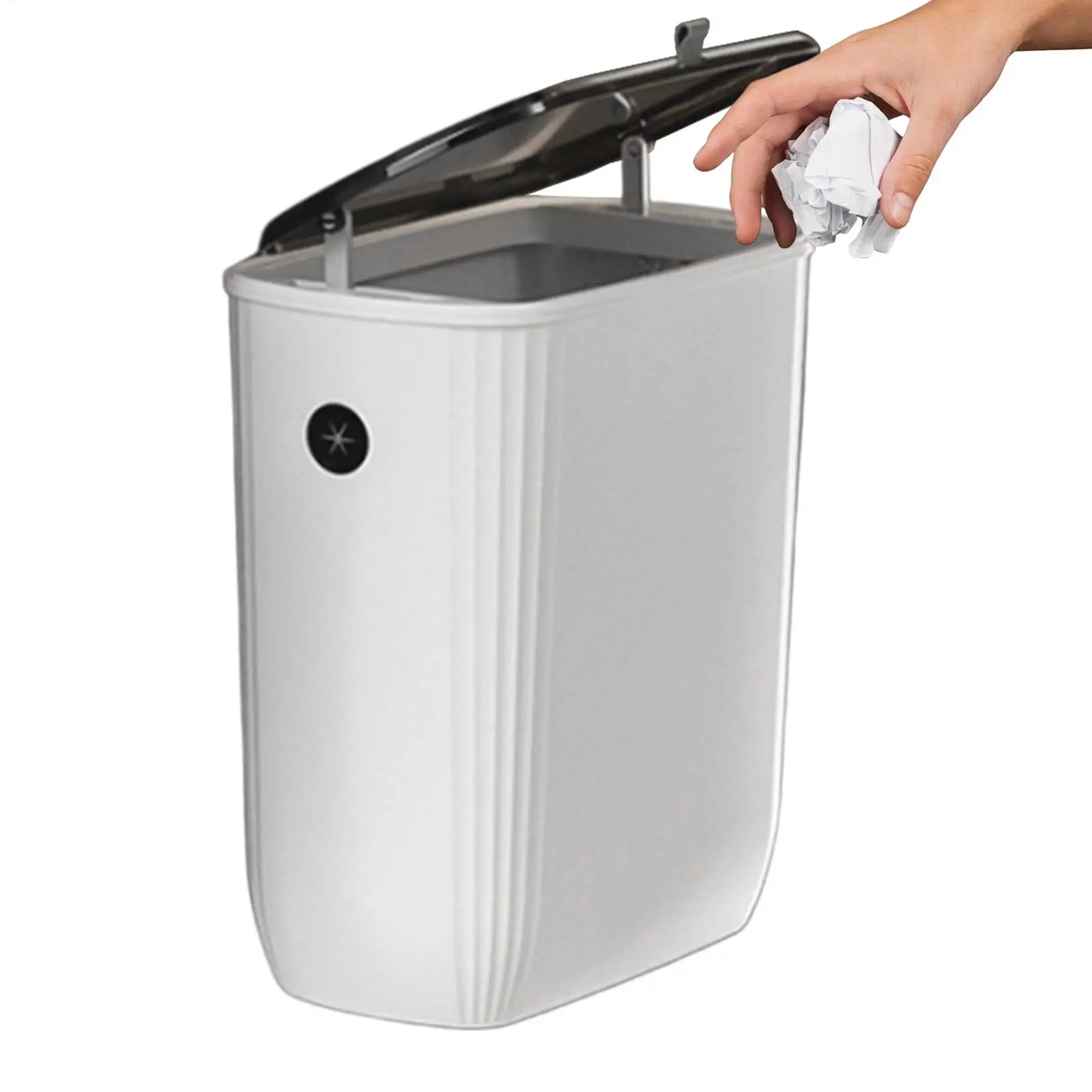 

Настенный мусорный бак Настенный большой мусорный бак с крышкой Товары для дома и сада Для стола Угловой шкаф Верхняя раковина для белья Общежитие