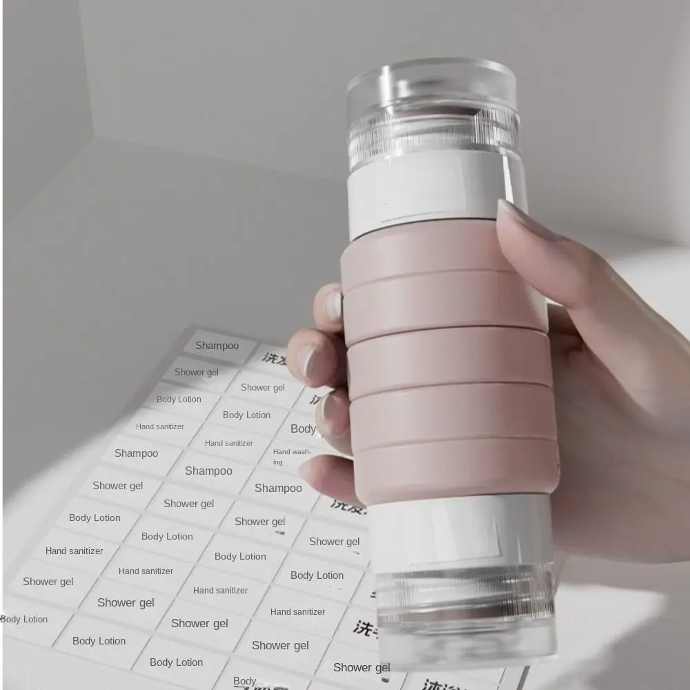 

Storage Bottle 100ml Travel Refillable Botttle Silicone Double Head Gel Lotion Bottle Empty Bottle Foldable Squeeze Tube Shampoo