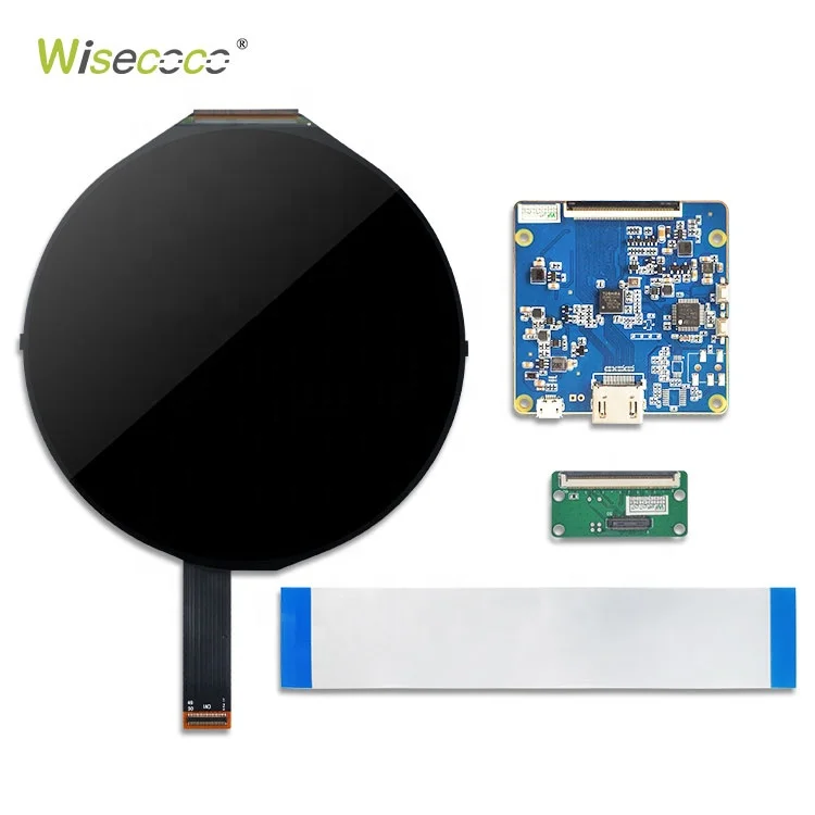 New 5 Inch Round Screen Circle Screen Roundness Circular 1080*1080 IPS TFT Circle Lcd With Controller