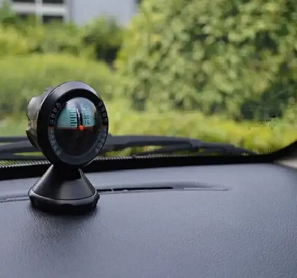 Car Auto Angle Tilt Indicator Gradient Balancer Clinometer Slope Meter