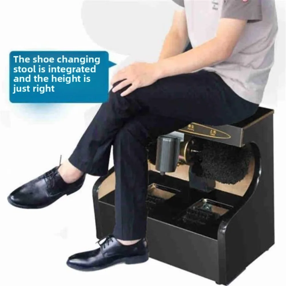

C103 automatic shoe shine machine sole shine double motor shoe change stool shoe shine machine home office