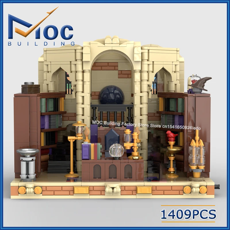 MOC Building Blocks Magic Movie Series Scene The Ring In Office Diorama DIY Assemble Bricks Collection Display Toys Xmas Gifts