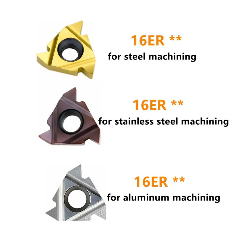 CORIT SER/L External Thread Holder CNC Thread Cutter Bar with Carbide Inserts 16ER Thread Turning Tool SER1212H16 SER2020K16