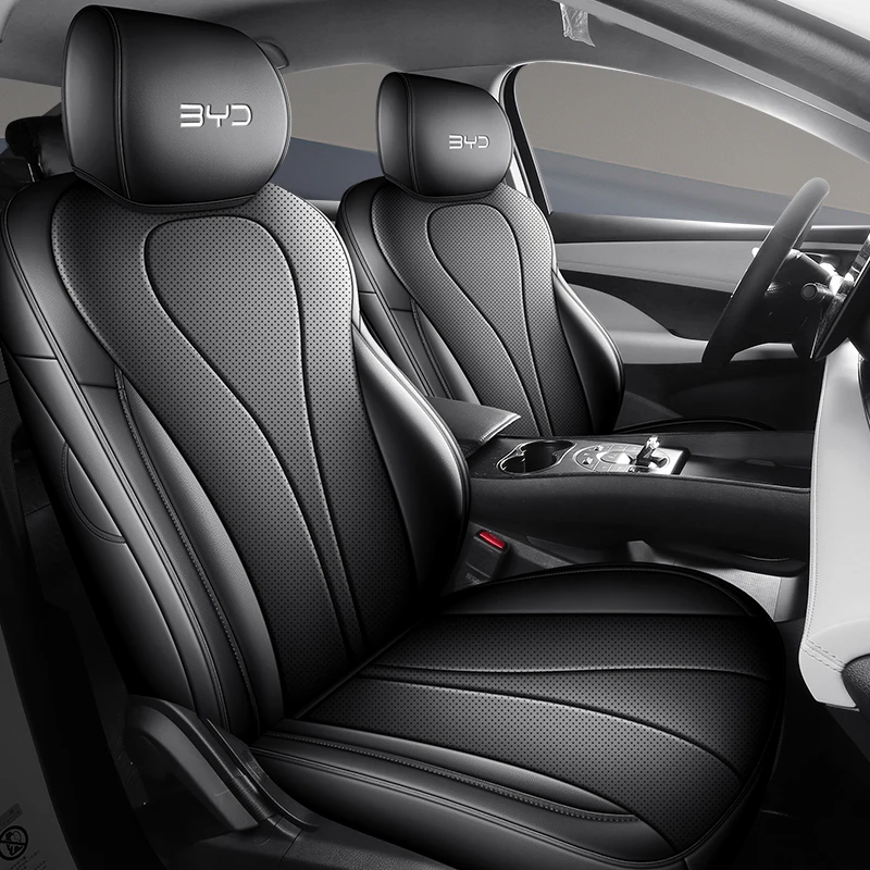 BYD Seal 6 Touring Dedicated PU Leather Seat Covers 5 Seats Full Coverage Airbag Safe Cushion Set