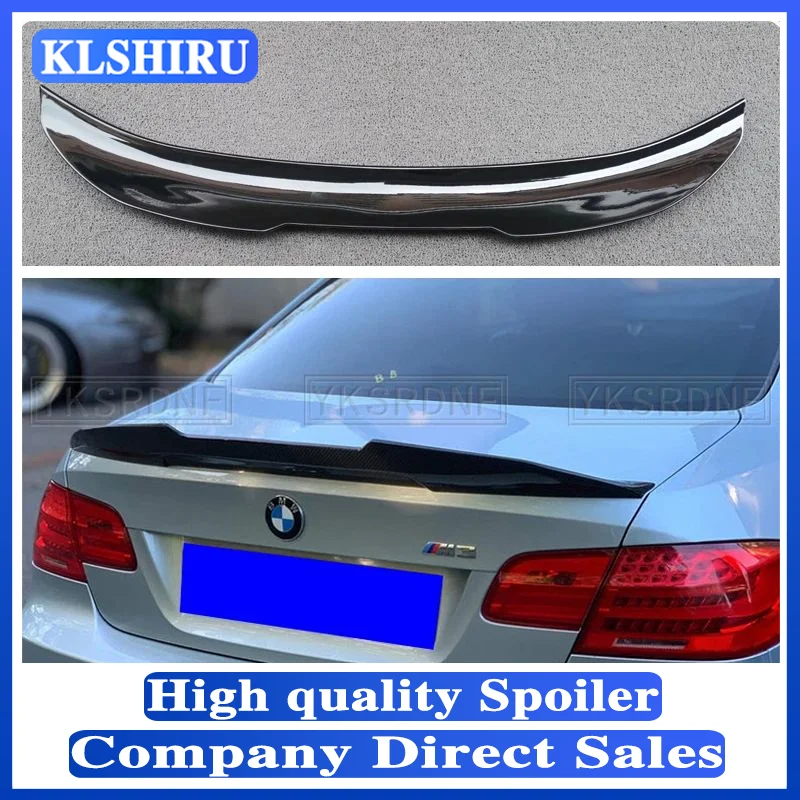 Rrear Deck Spoiler Lid Tail Fin ABS for BMW E92 Coupe (2006 - 2012 3 Series) Great Fitment High Gloss Finish