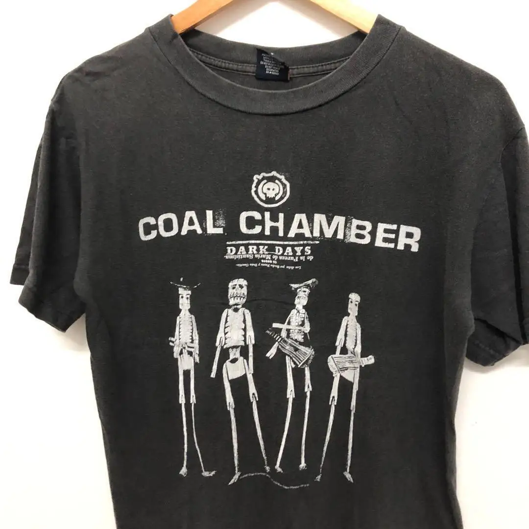 Coal Chamber band rock graphic short sleeve black retro shirt men women KTV7886