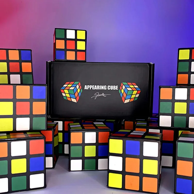 

Magic Tricks Appearing Cubes by Pen Illusion Cube Disappear Stage Magic Street Props Gimmicks Professional Magician Beginner Fun