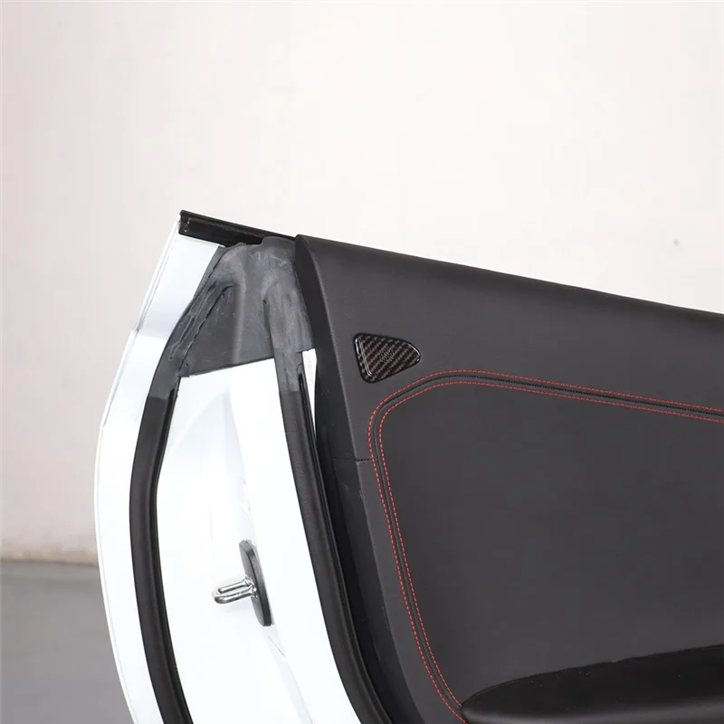 

A90Q-For Corvette C8 2020-2023 Car Door Speaker Audio Sound Cover Trim Parts Accessories ABS Carbon Fiber