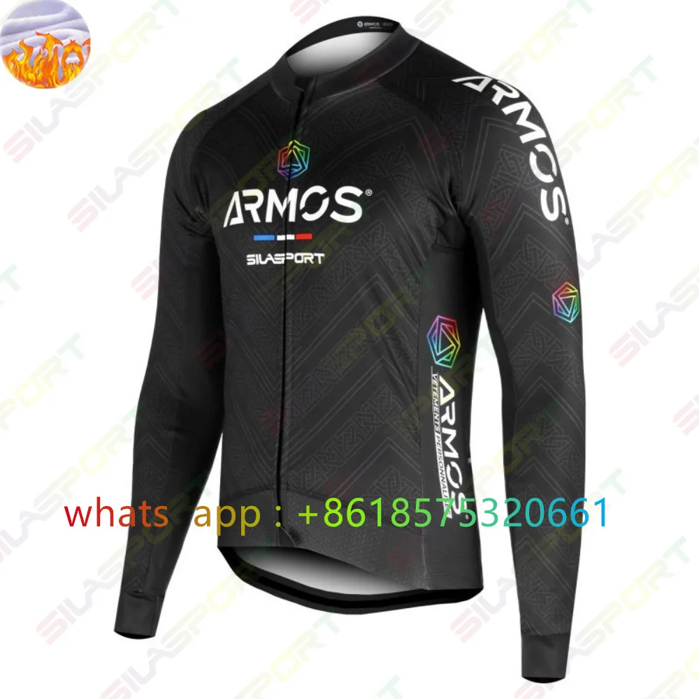

Autumn and Winter Mountain Bike Clothing Men's Bike Jacket Long Sleeved Warm Windproof Coat Riding Jacket Mtb Bike race Clothing