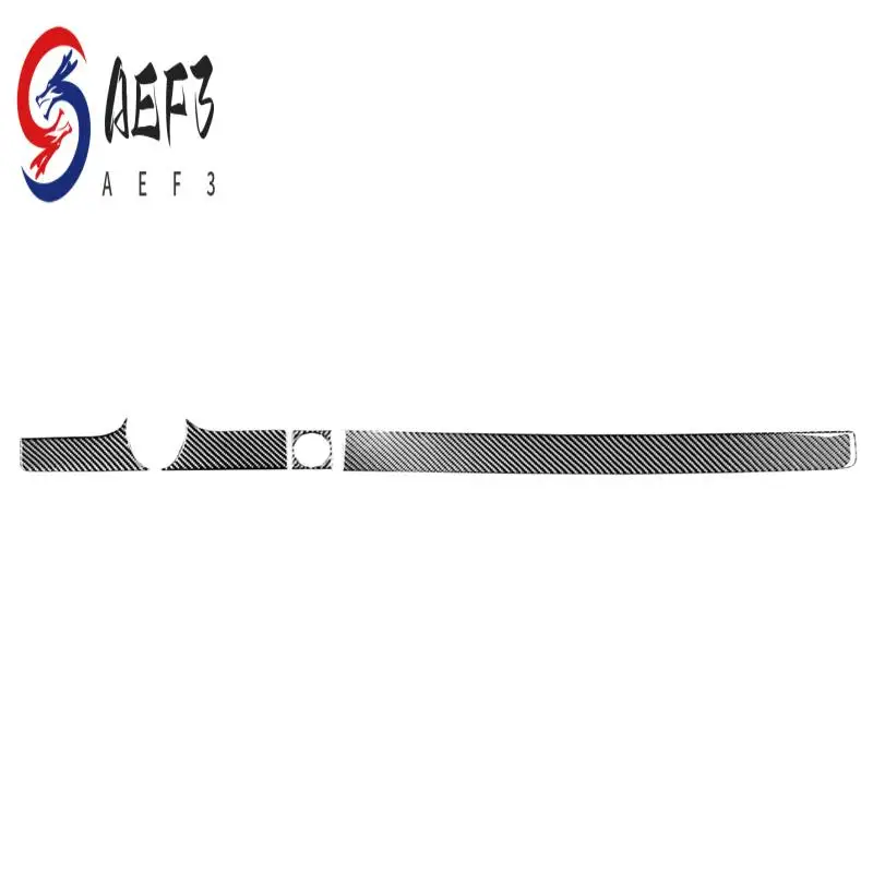 

AEF3-для CC 2012-2018 мягкое углеродное волокно центральная консоль приборная полоса крышка отделка наклейка замена