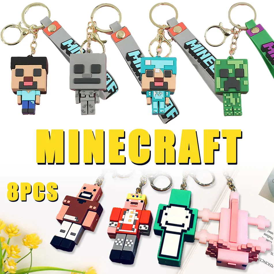 Trendy Cartoon Character Acrylic Keychain Bag Charm Backpack Pendant Car Keyring - Fun Gift for Friends