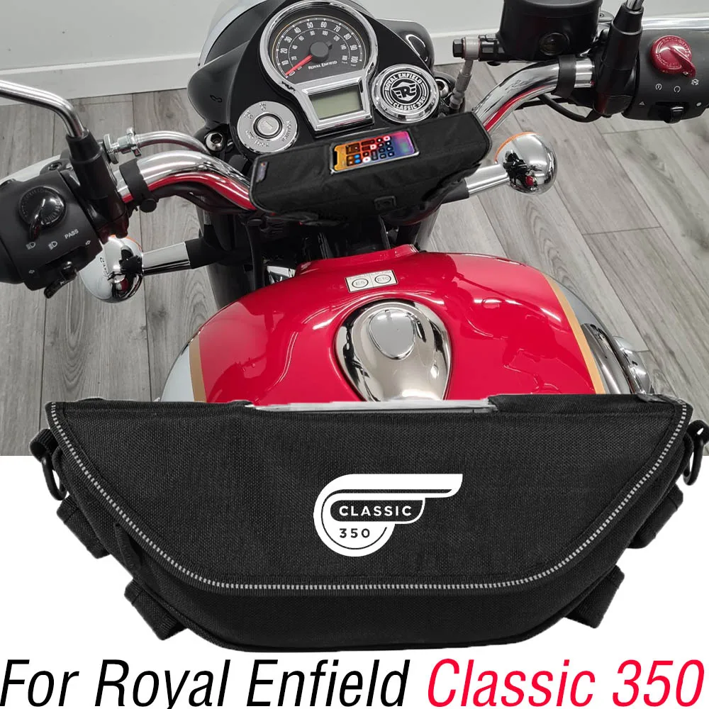 

Для royal enfield Classic 350, аксессуары для мотоциклов, водонепроницаемая и Пыленепроницаемая сумка для хранения руля, сумка для навигации