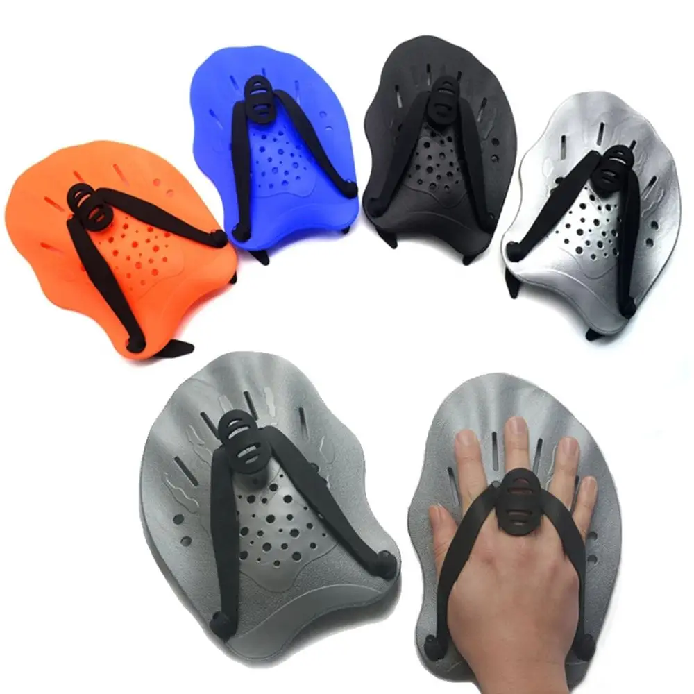 Swimming Strokes Practice Gloves Frog Finger Swimming Accessory Pad Fins Flippers Hand Webbed Diving Palm Swimming Paddles