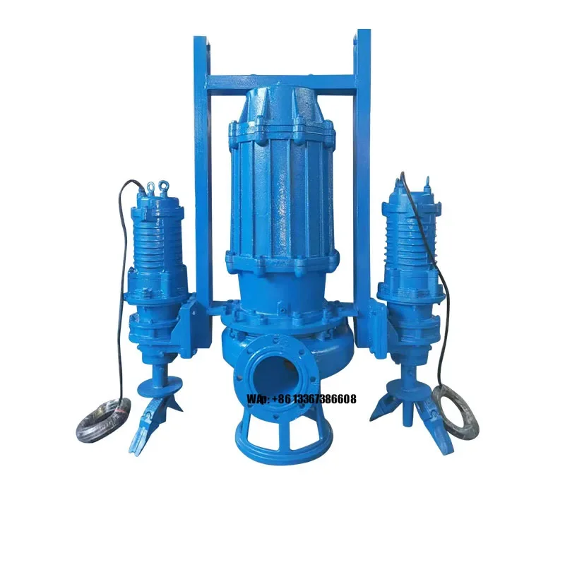 Submersible Sand Pump for River Pond Dredging Sewage & Mud Removal Sewage & Sludge Pump Bottom Sand