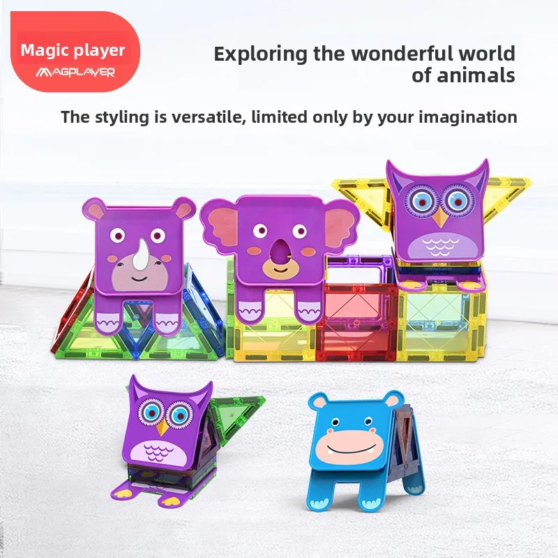 magplayer-animal-color-window-tiles-3d-transparent-assembly-kids-early-education-brain-development-magnetic-toy