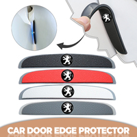 4PCS Car Door Edge Protector Auto Body Guards Sticker Strip For Peugeot 206 307 308 3008 207 208 407 508 2008 5008 107 106 205