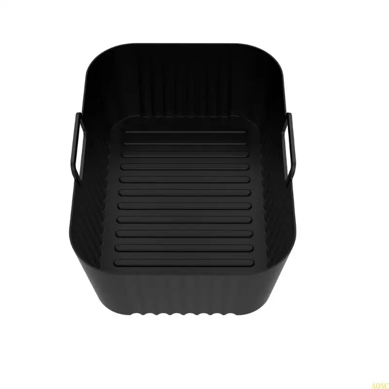 A0NC 2PCS مقاوم للحرارة إكسسوارات طهي الهواء مقاوم للحرارة أحواض الطبخ آمنة