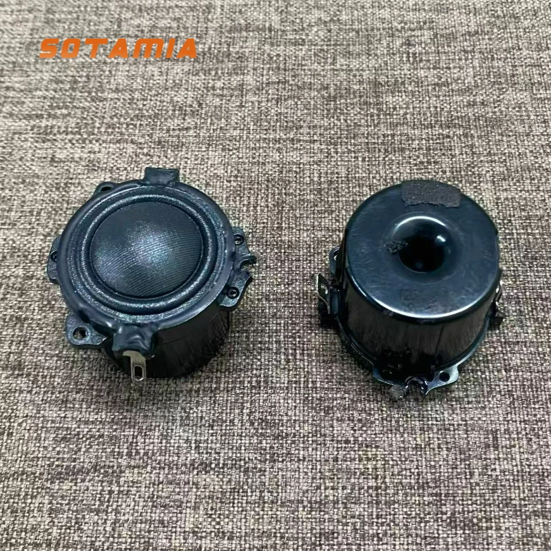 Sotamia 2 peças 1.25 Polegada tweeter de cúpula de filme de seda 4 ohm 10w cilíndrico mini alto-falante de transmissão inteligente diy alto-falante bluetooth