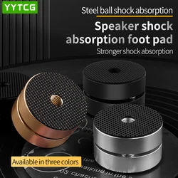 4PCS High-end HiFi Aluminum Alloy HIFI Audio Speakers Amplifier DAC CD Anti-shock Absorber Foot Pads Vibration Absorption Stands
