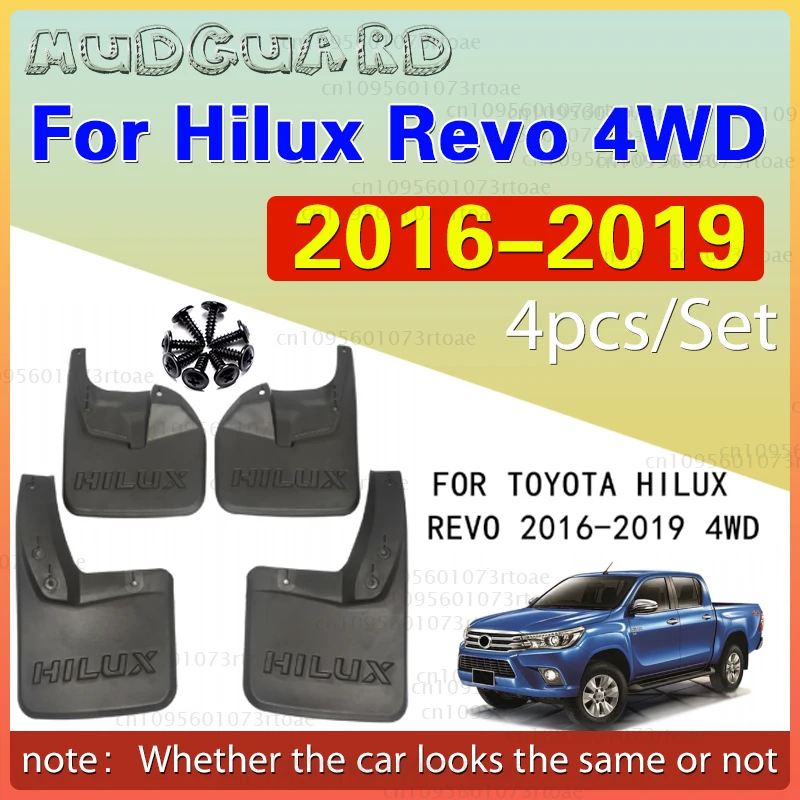 

Car Mud Flaps Mud Guard For Toyota Hilux REVO 4WD 2016 2017 2018 2019 Splash Guards Mud Flap Fenders Accessories