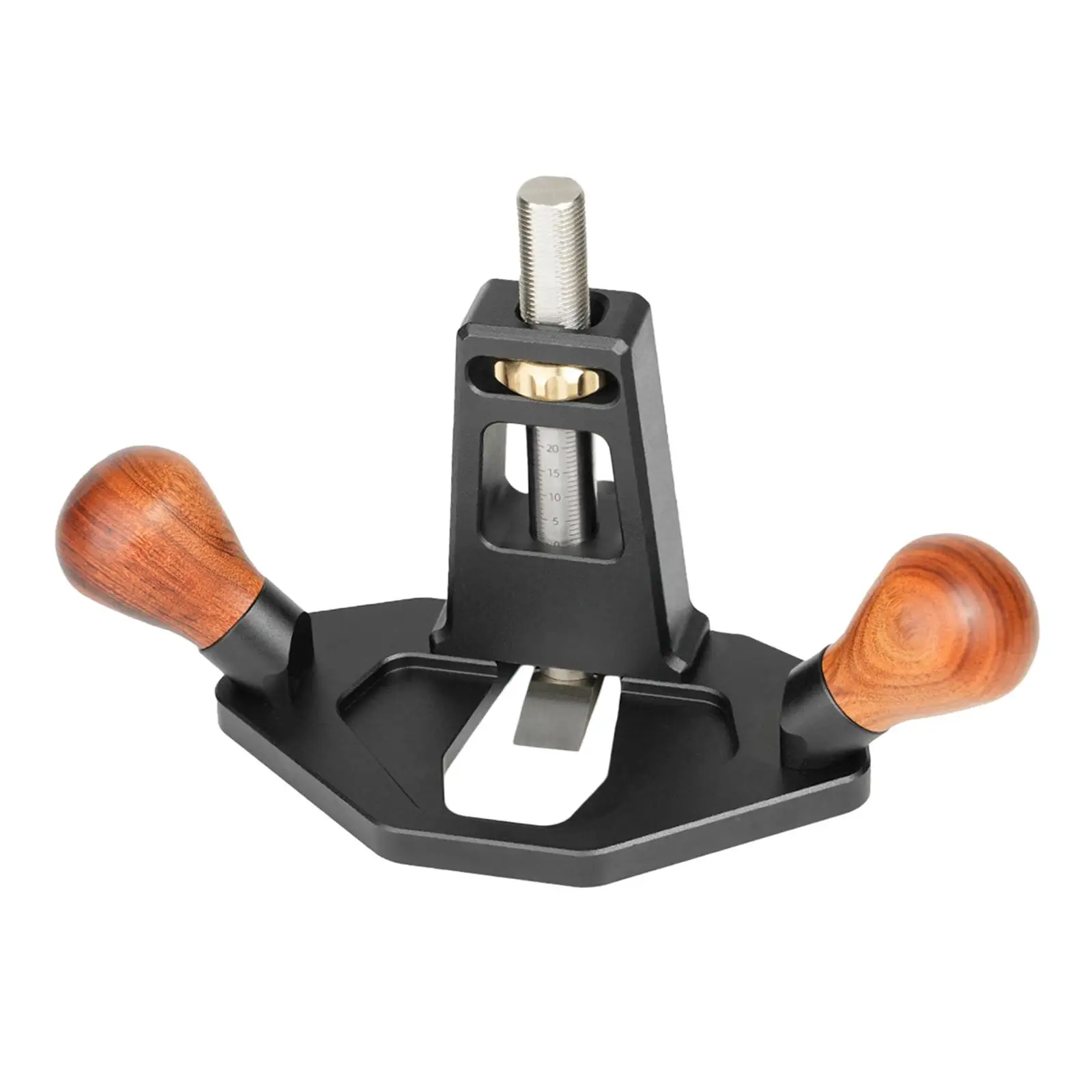 Mini Hand Planer Woodworking Adjustable Brass Nut Router Plane DIY Tool for Wood Polishing