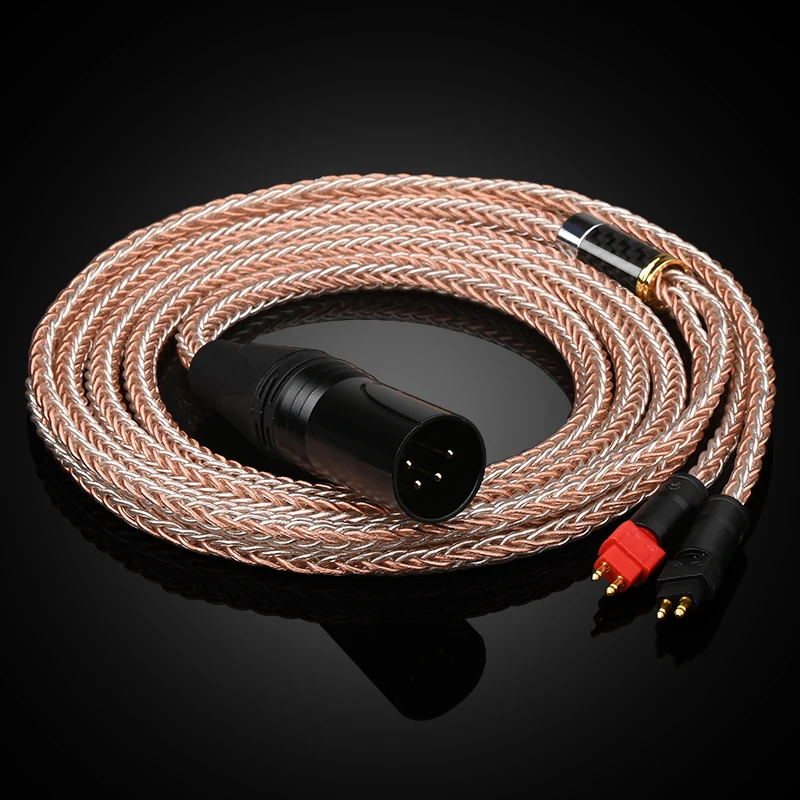 ATAUDIO HIFI HD600 Verbesserte Kopfhörer Kabel OCC Silber Gemischt 4,4 XLR Ausgewogene 16 Core OCC Kopfhörer Für Sennheiser HD580 HD650 HDxxx 3